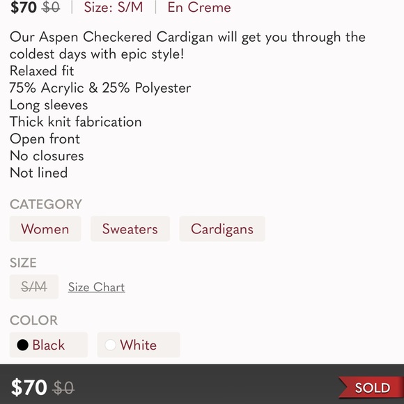 ASPEN CHECKERED CARDIGAN - Picture 10 of 10